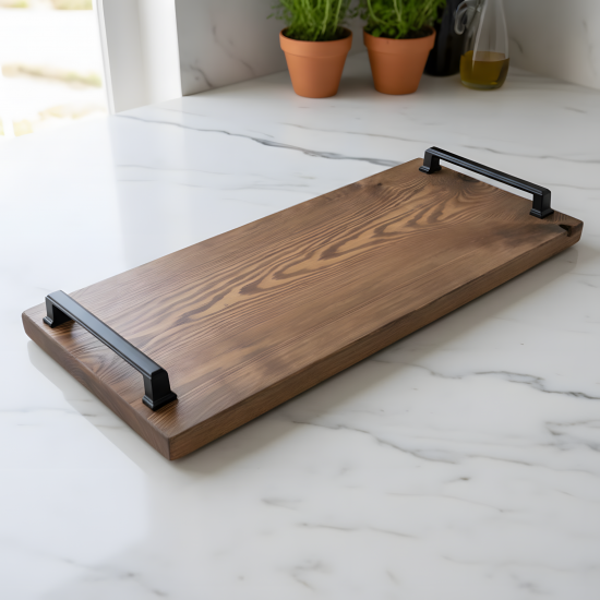Rectangular Tray with Handles